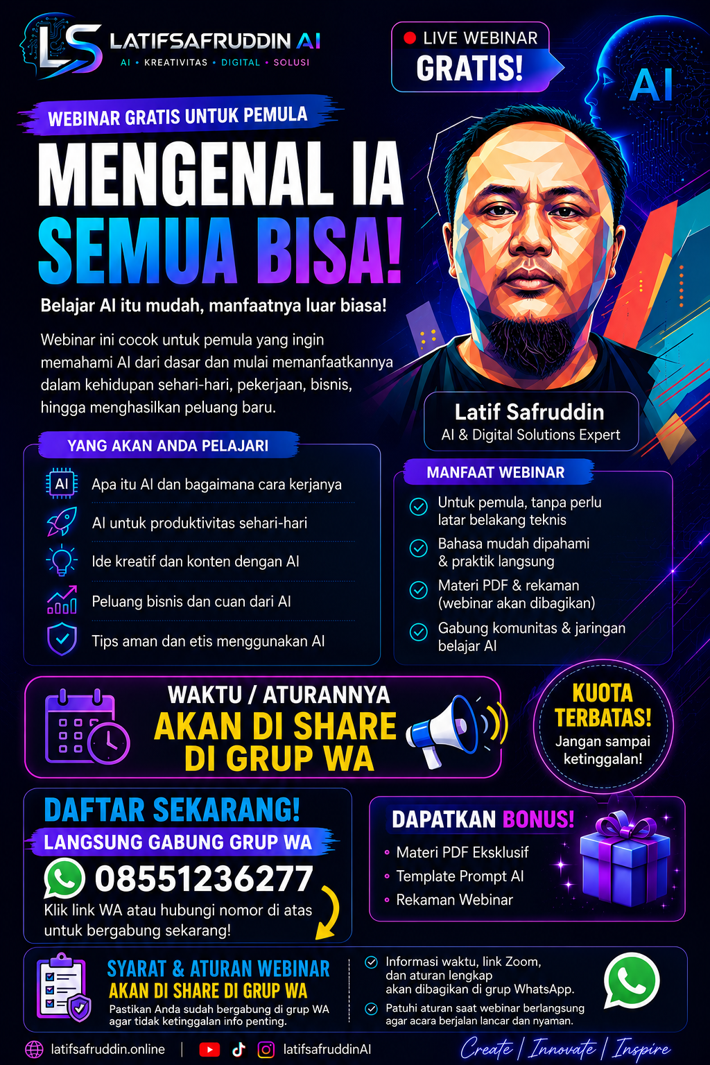 Poster Webinar AI